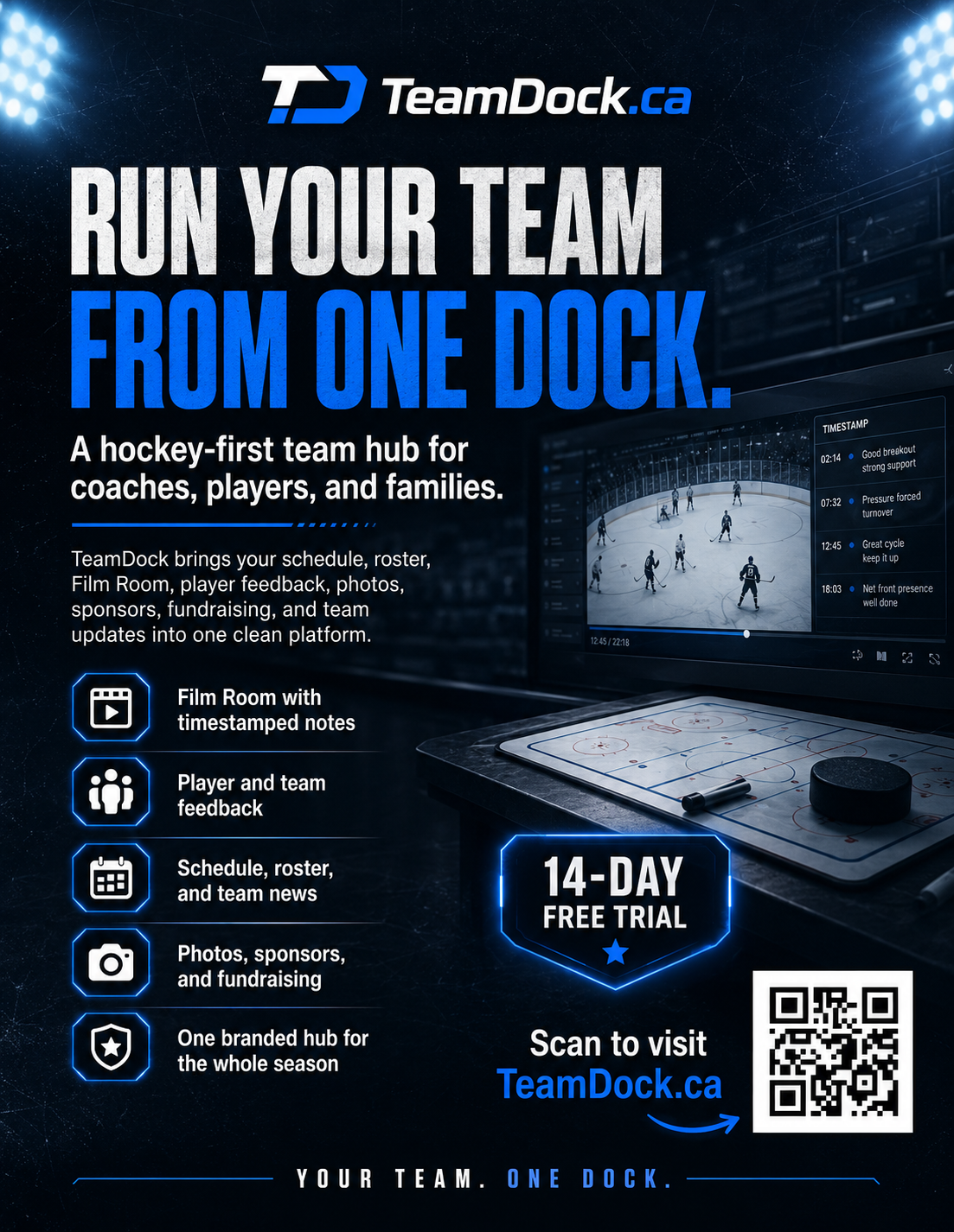 TeamDock Promo flyer